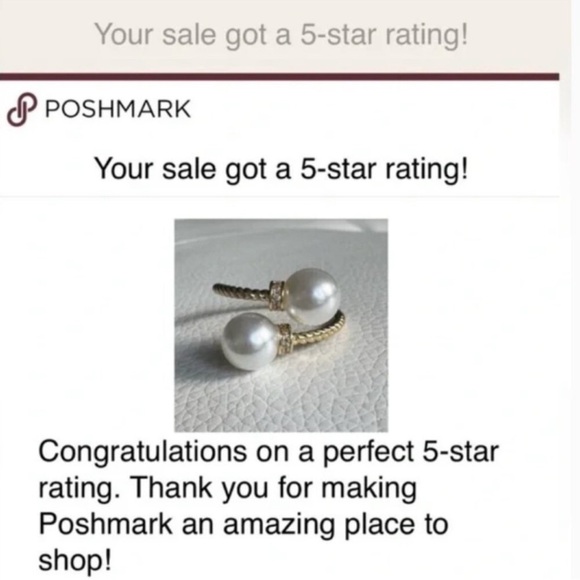 Elegant Silver Tone and Faux Pearl Rhinestone Wrap Adjustable Ring Vintage New - Picture 4 of 7